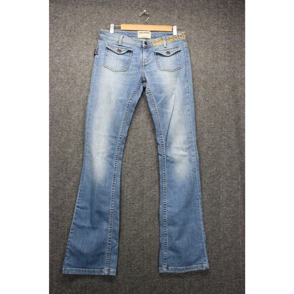 Zadig & Voltaire Denim LOVE+ ROCK size 28 Low Rise Boot Cut Light Wash - Picture 1 of 7